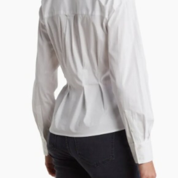 Veronica Beard Rosamund Asymmetric Shirt, size 0 - Picture 2 of 5